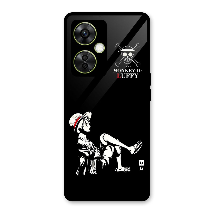 Monkey Luffy Glass Back Case for OnePlus Nord CE 3 Lite