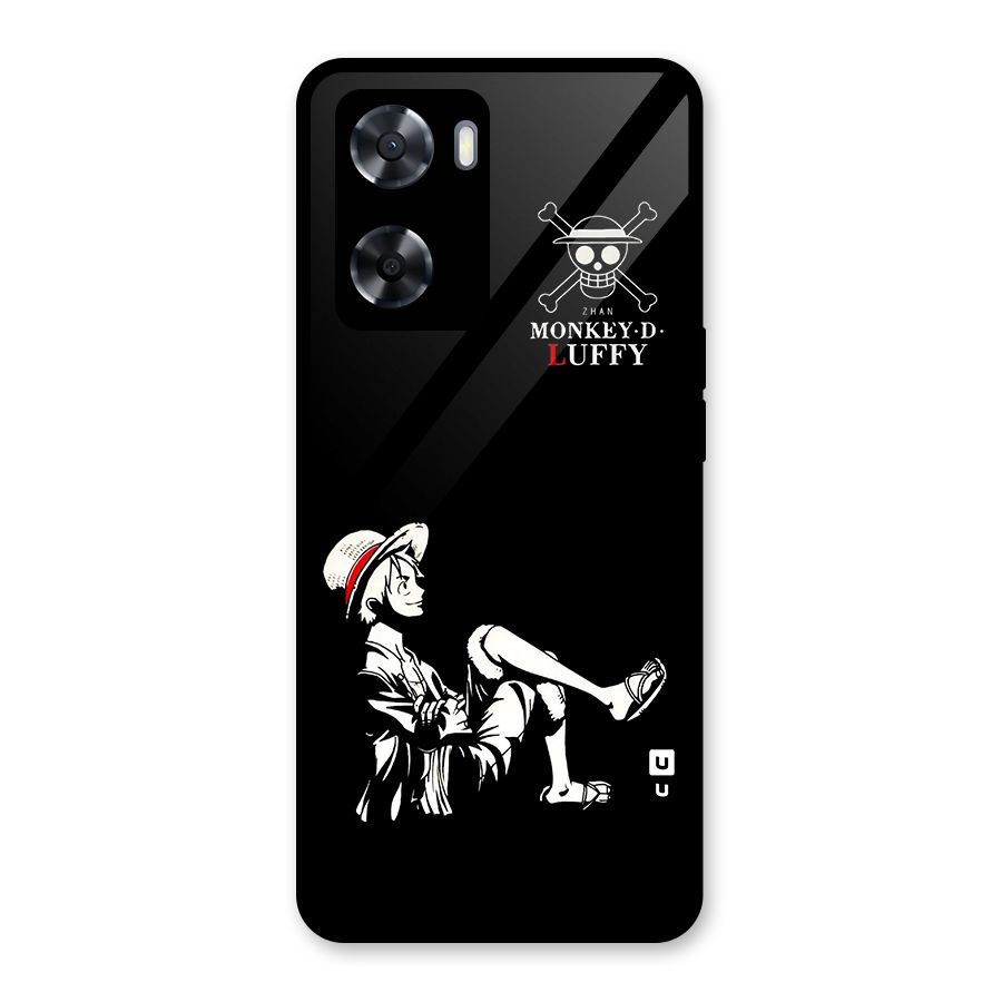 Monkey Luffy Glass Back Case for OnePlus Nord N20 SE