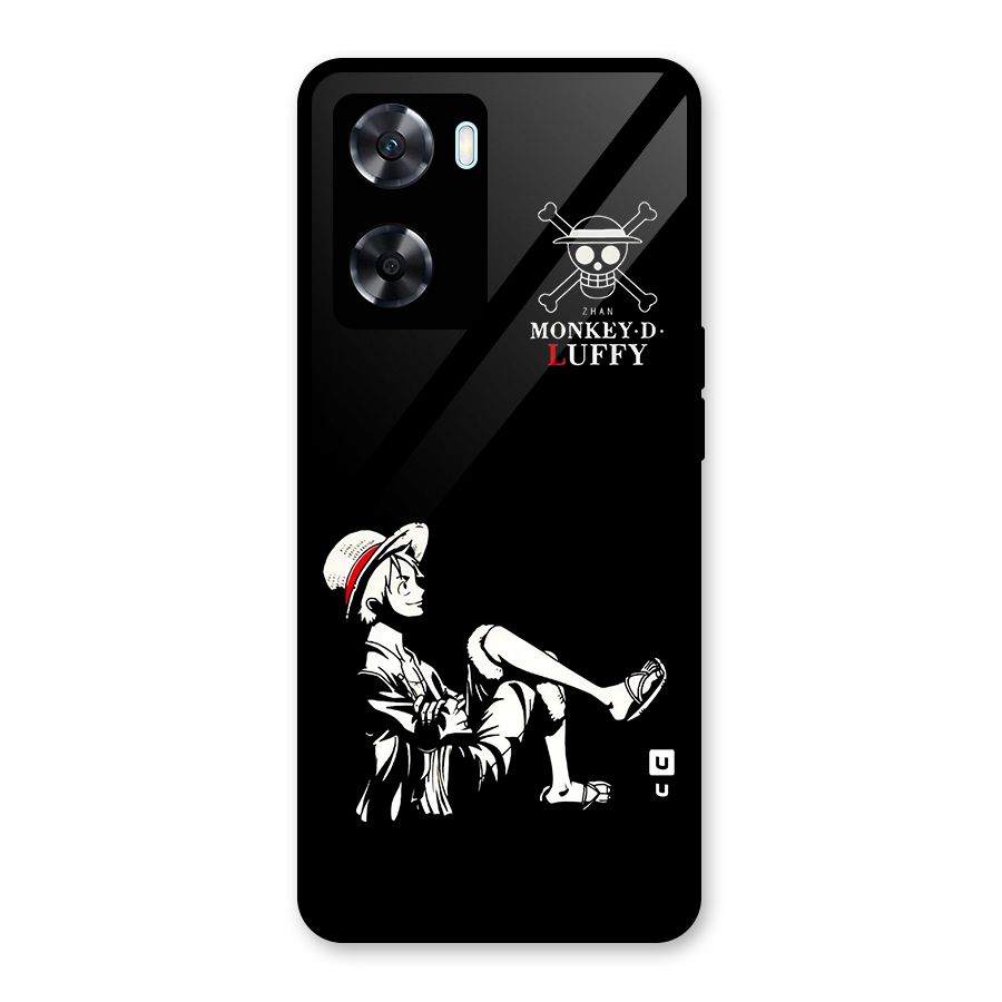 Monkey Luffy Glass Back Case for Oppo A77