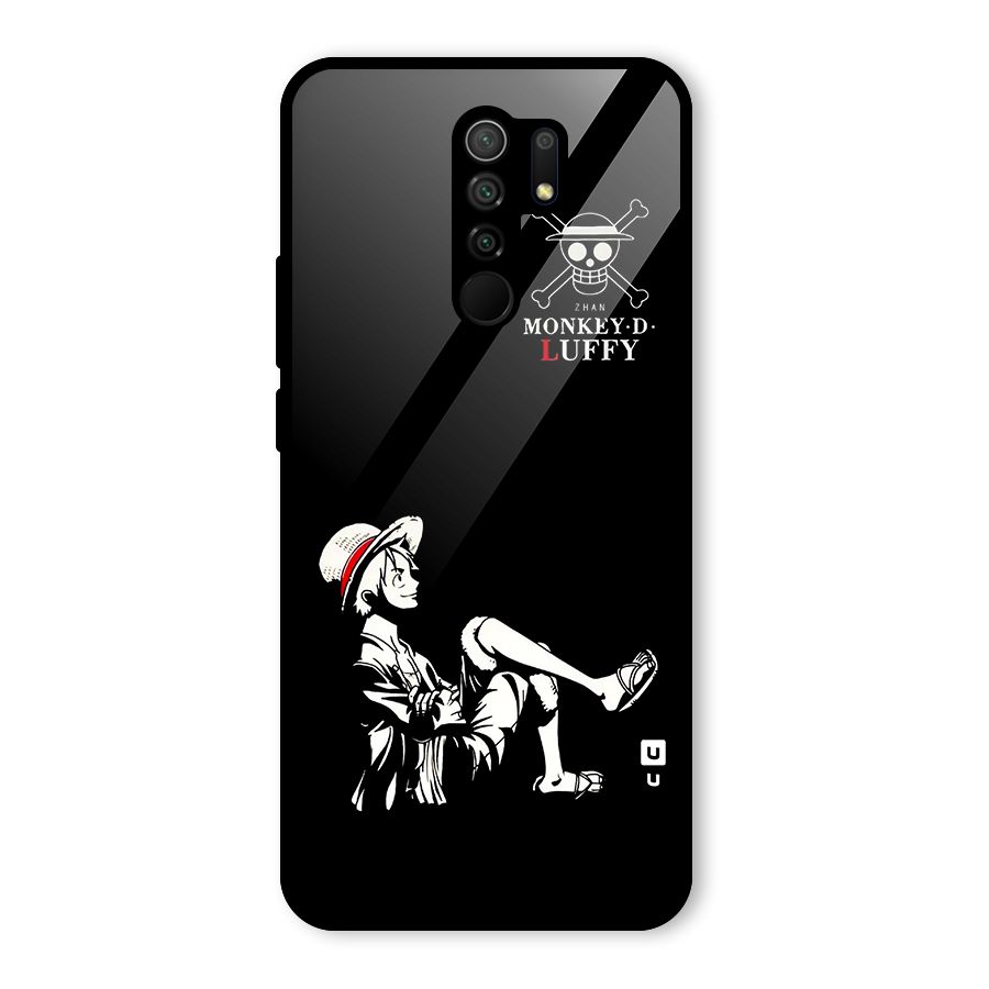 Monkey Luffy Glass Back Case for Poco M2