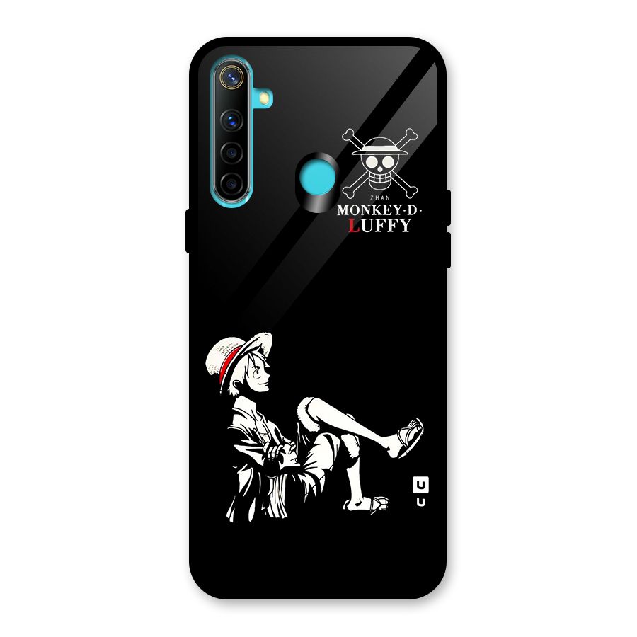 Monkey Luffy Glass Back Case for Realme 5s
