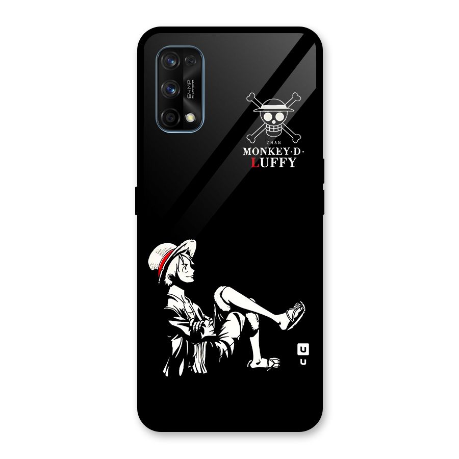 Monkey Luffy Glass Back Case for Realme 7 Pro
