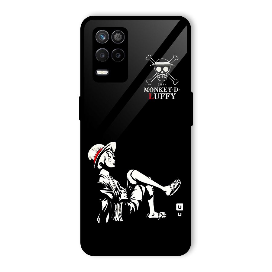 Monkey Luffy Glass Back Case for Realme 8 5G