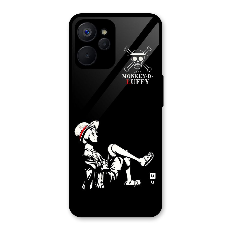 Monkey Luffy Glass Back Case for Realme 9i 5G