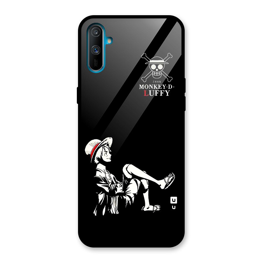 Monkey Luffy Glass Back Case for Realme C3
