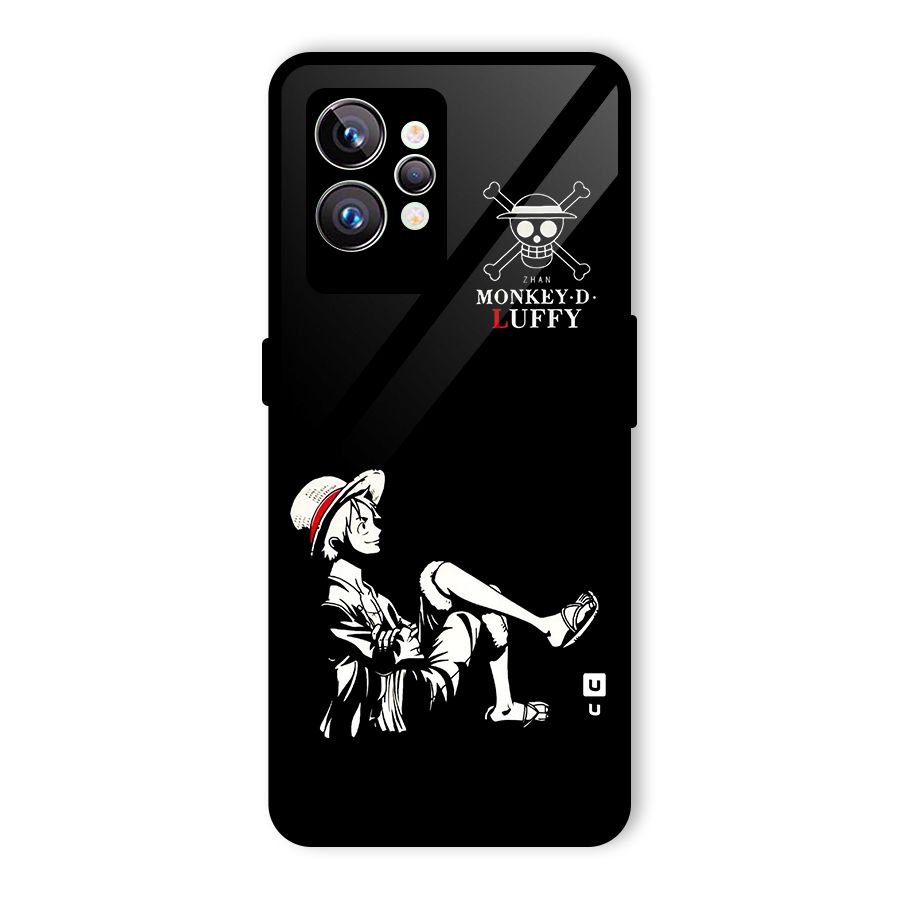 Monkey Luffy Glass Back Case for Realme GT2 Pro