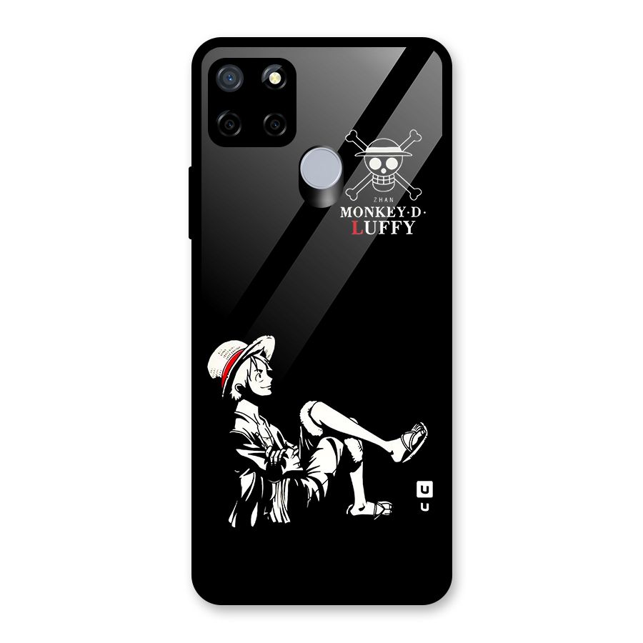 Monkey Luffy Glass Back Case for Realme Narzo 20