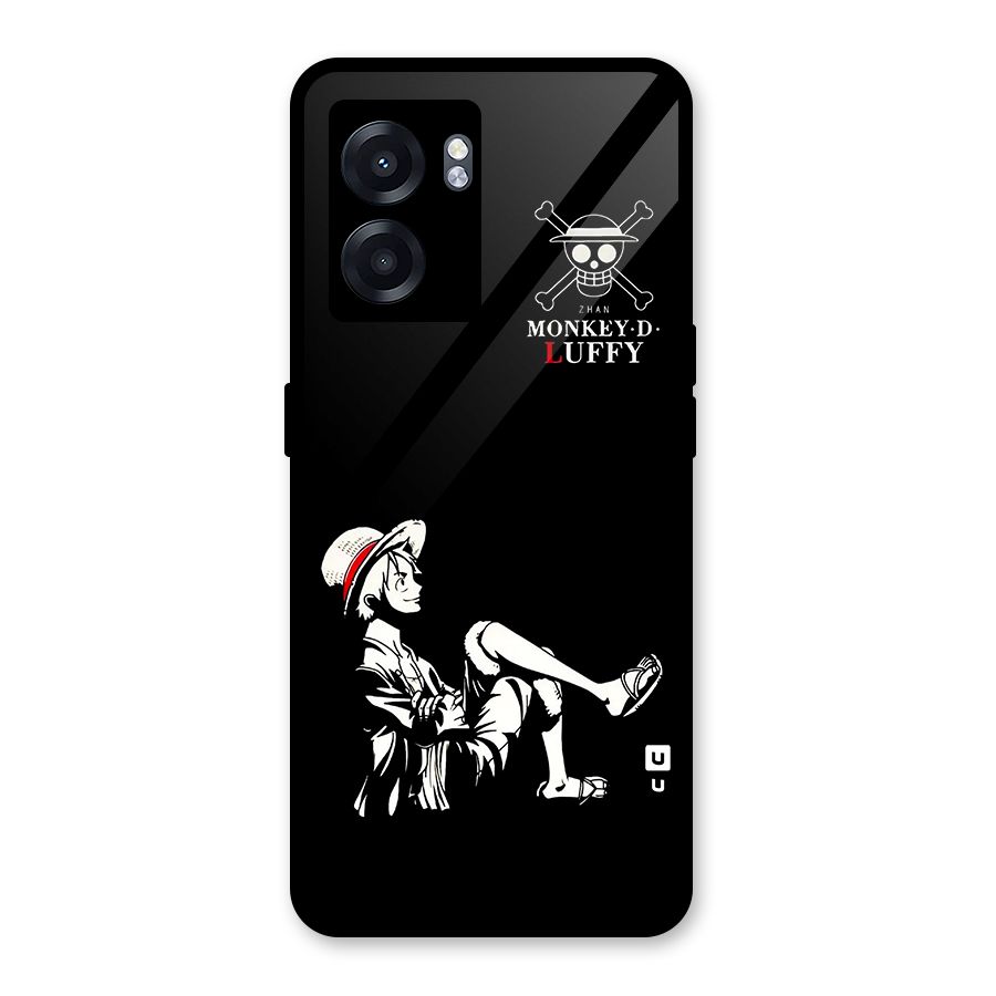 Monkey Luffy Glass Back Case for Realme Narzo 50 5G