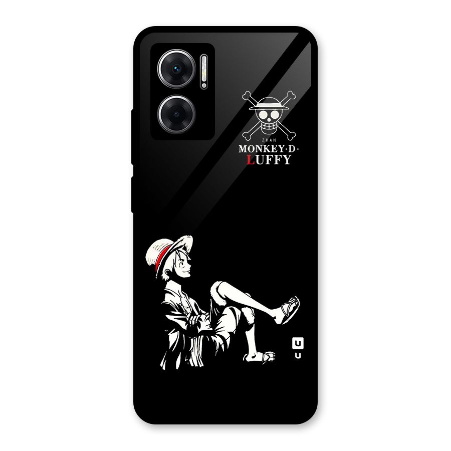 Monkey Luffy Glass Back Case for Redmi 11 Prime 5G