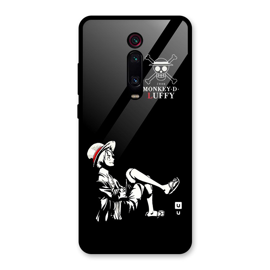 Monkey Luffy Glass Back Case for Redmi K20