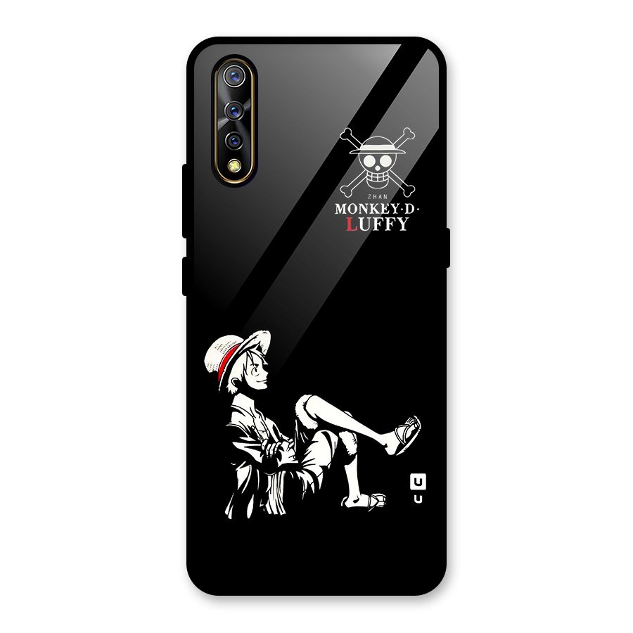 Monkey Luffy Glass Back Case for Vivo S1