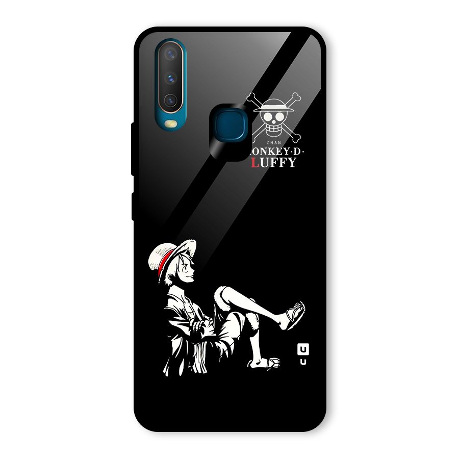 Monkey Luffy Glass Back Case for Vivo U10