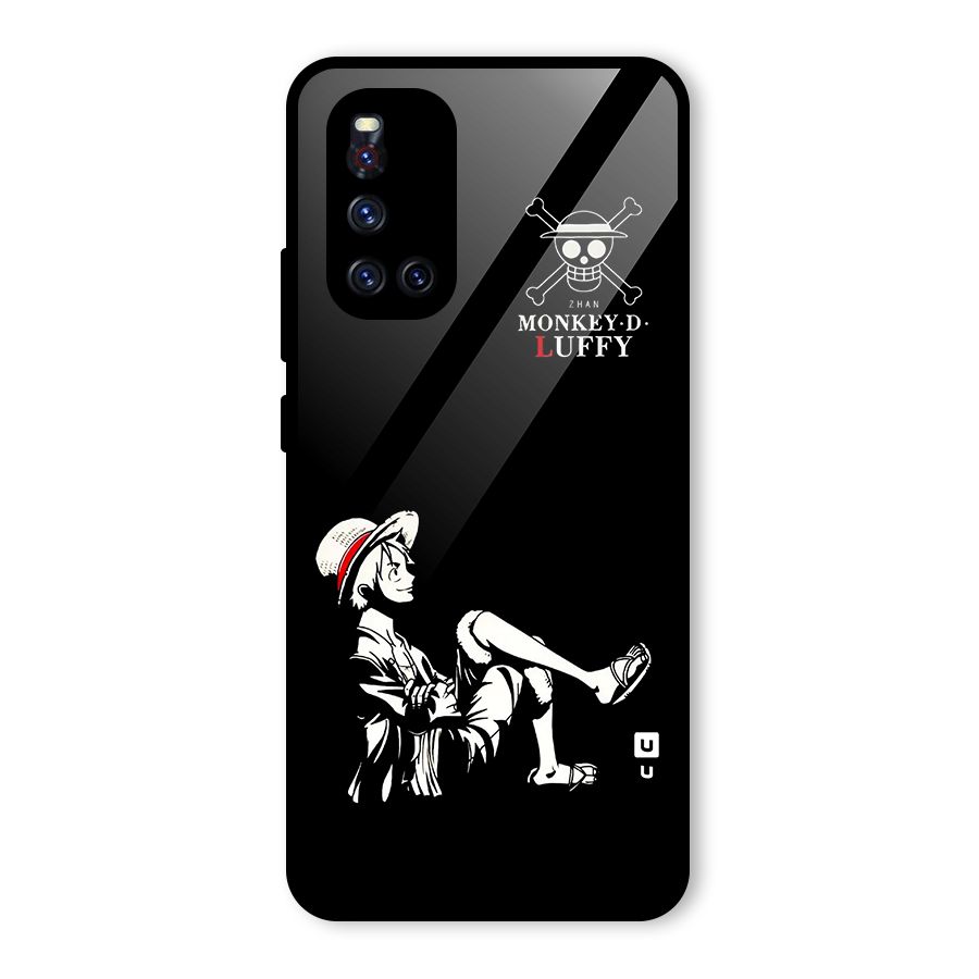 Monkey Luffy Glass Back Case for Vivo V19