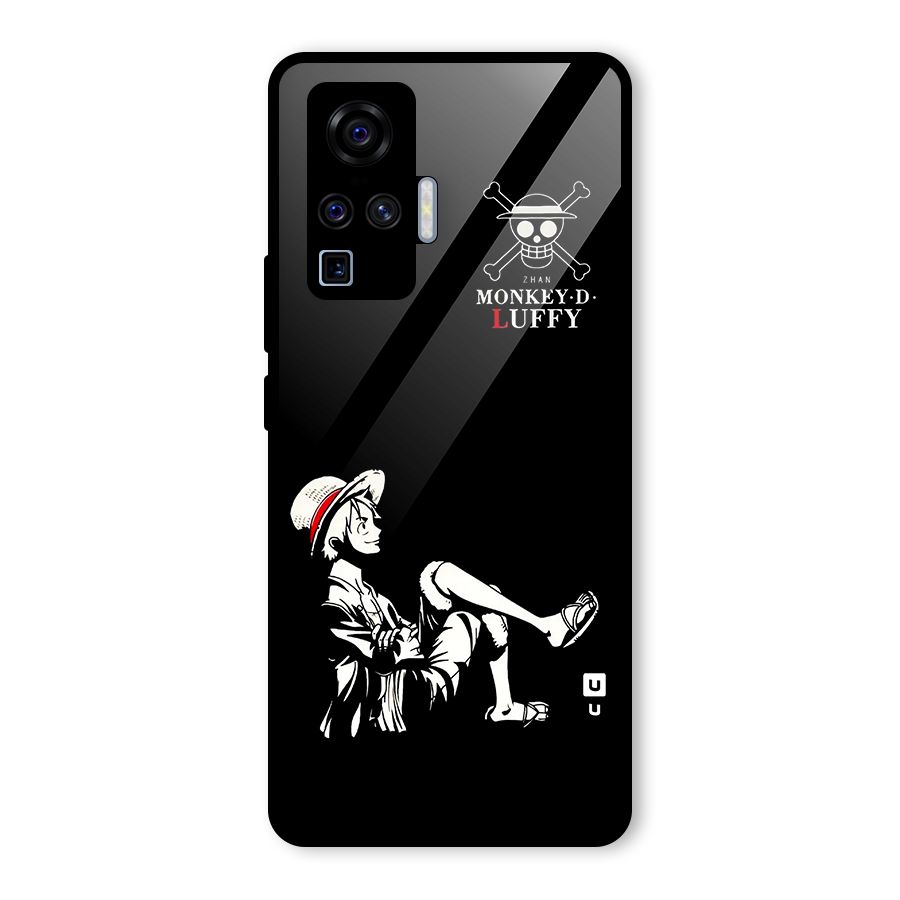 Monkey Luffy Glass Back Case for Vivo X50 Pro