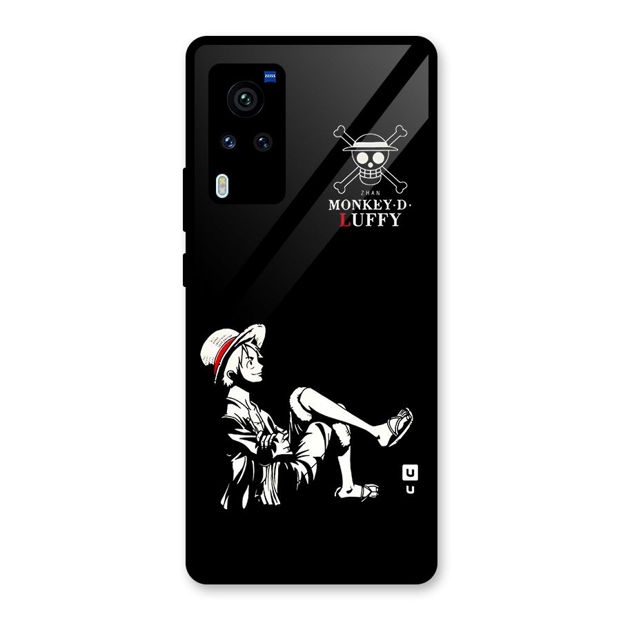 Monkey Luffy Glass Back Case for Vivo X60 Pro
