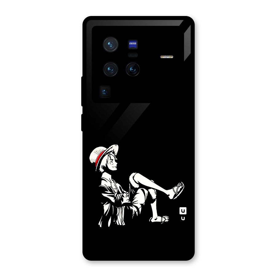 Monkey Luffy Glass Back Case for Vivo X80 Pro