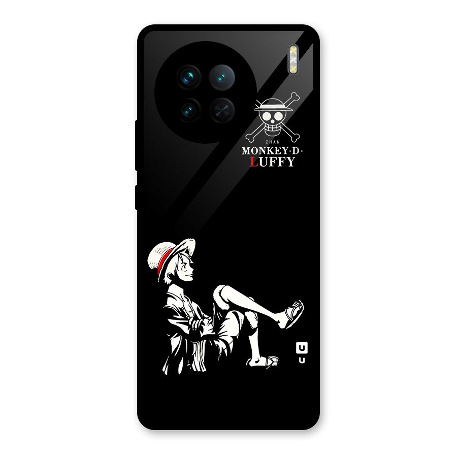 Monkey Luffy Glass Back Case for Vivo X90