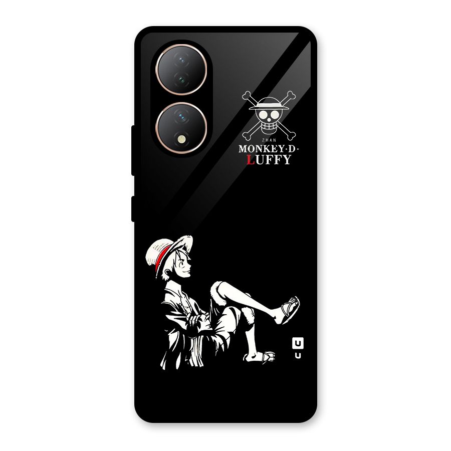 Monkey Luffy Glass Back Case for Vivo Y100