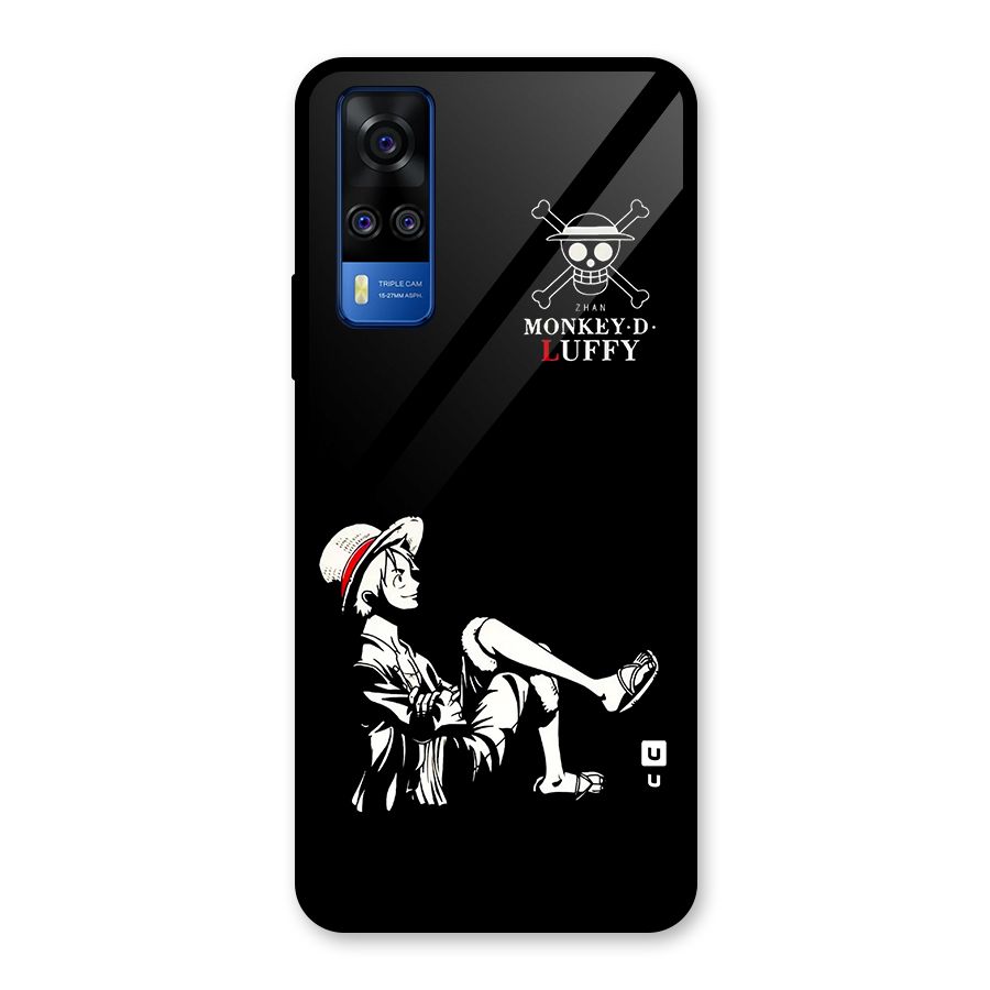 Monkey Luffy Glass Back Case for Vivo Y31
