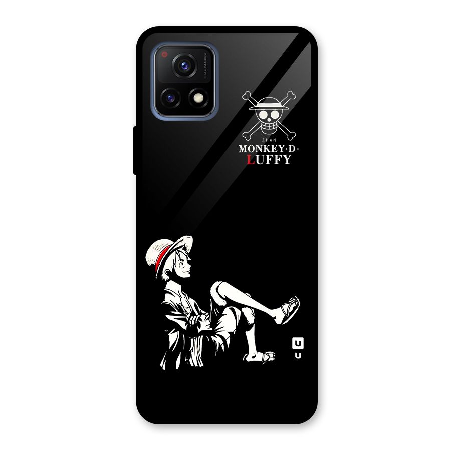 Monkey Luffy Glass Back Case for Vivo Y72 5G