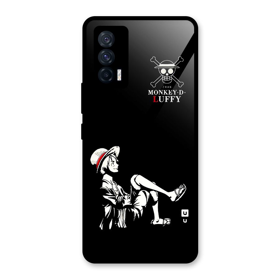 Monkey Luffy Glass Back Case for Vivo iQOO 7 5G