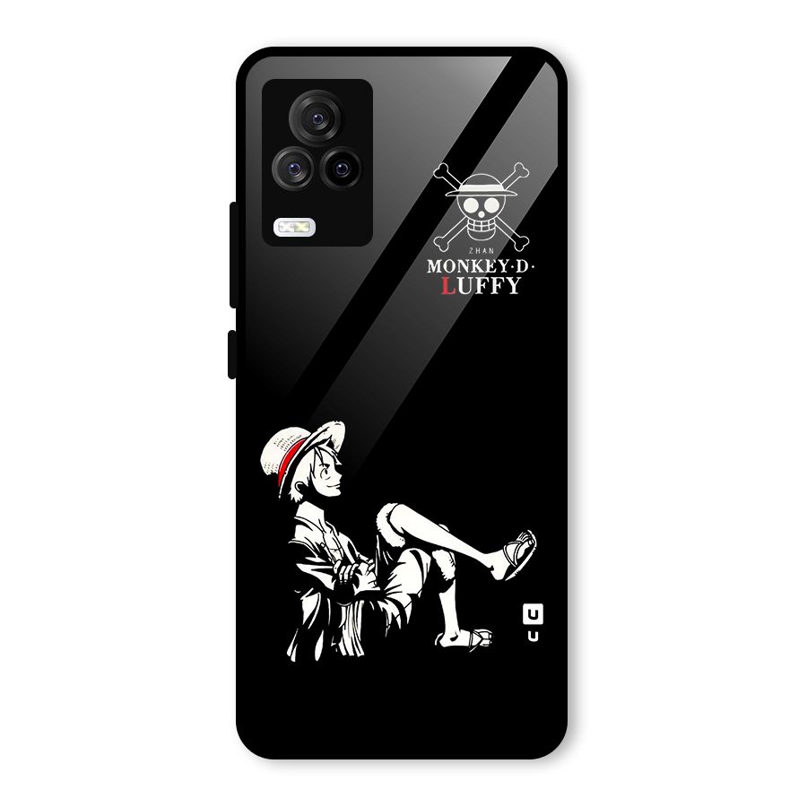 Monkey Luffy Glass Back Case for Vivo iQOO 7 Legend 5G