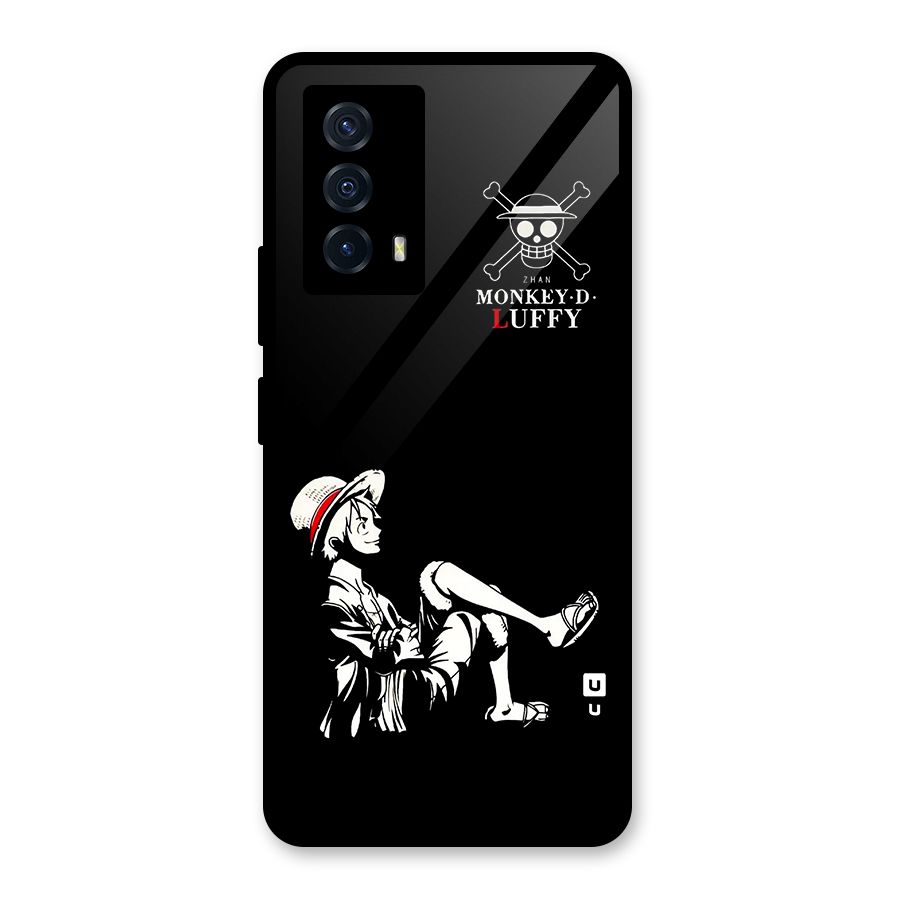 Monkey Luffy Glass Back Case for Vivo iQOO Z5