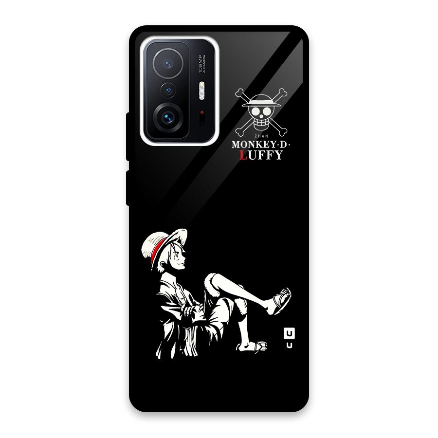 Monkey Luffy Glass Back Case for Xiaomi 11T Pro