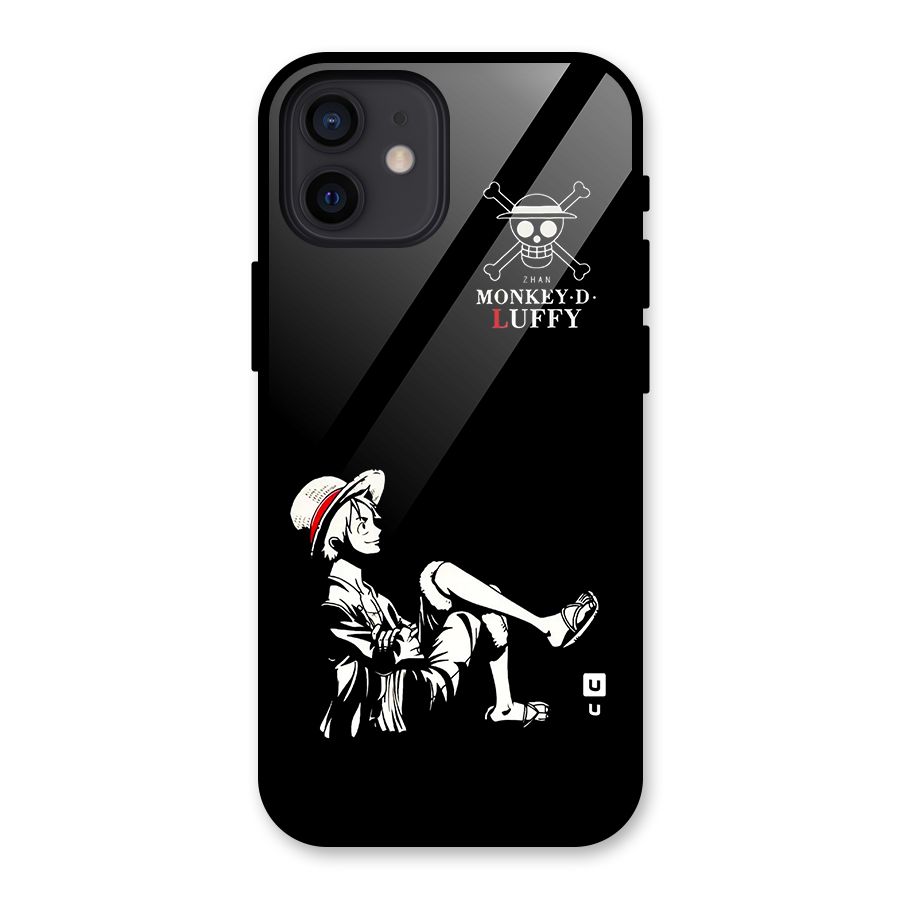 Monkey Luffy Glass Back Case for iPhone 12