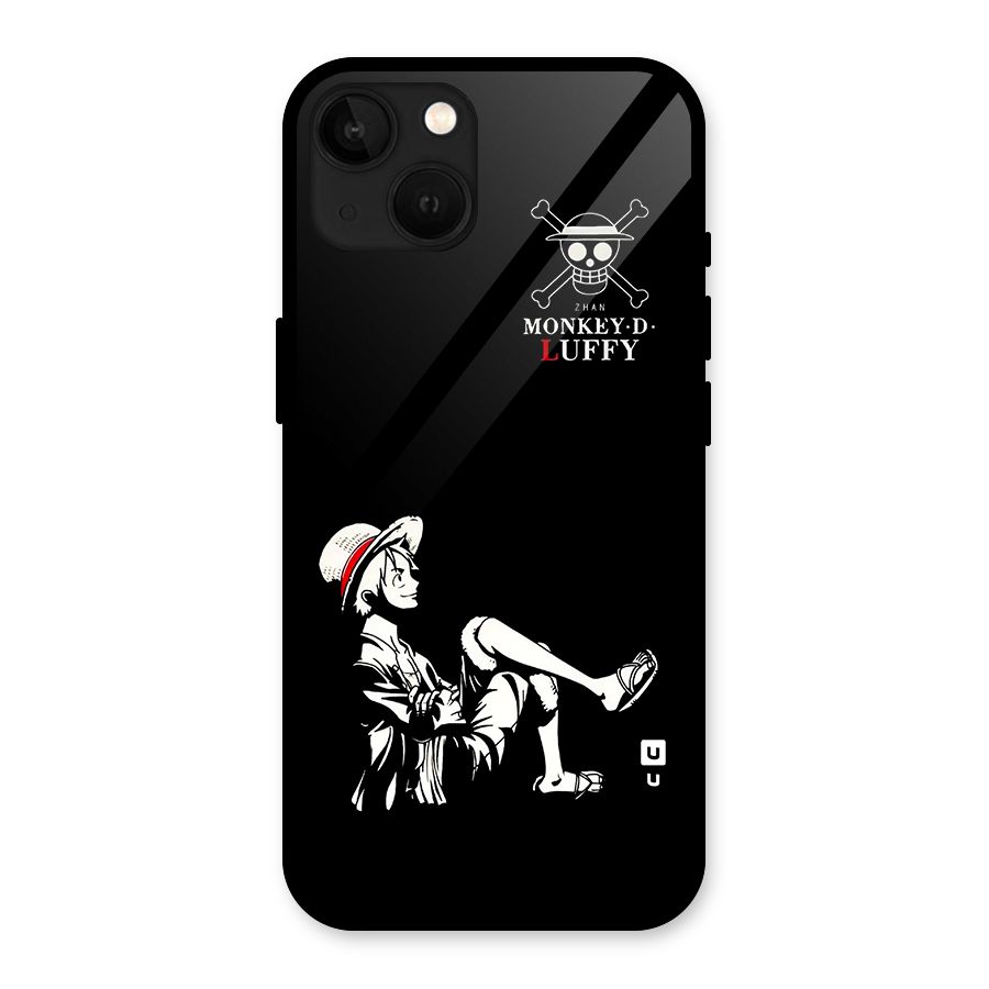 Monkey Luffy Glass Back Case for iPhone 13