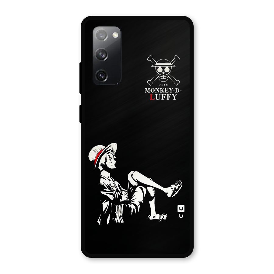 Monkey Luffy Metal Back Case for Galaxy S20 FE
