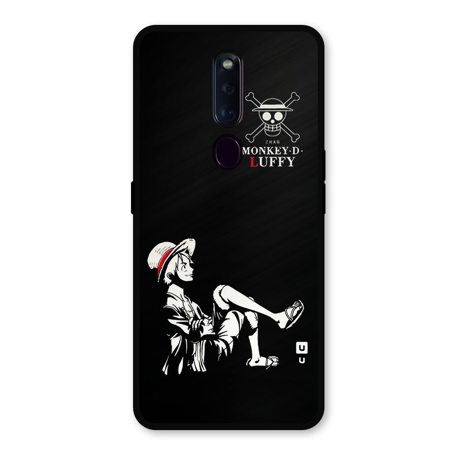 Monkey Luffy Metal Back Case for Oppo F11 Pro