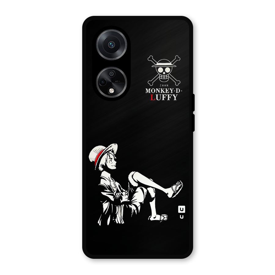 Monkey Luffy Metal Back Case for Oppo F23