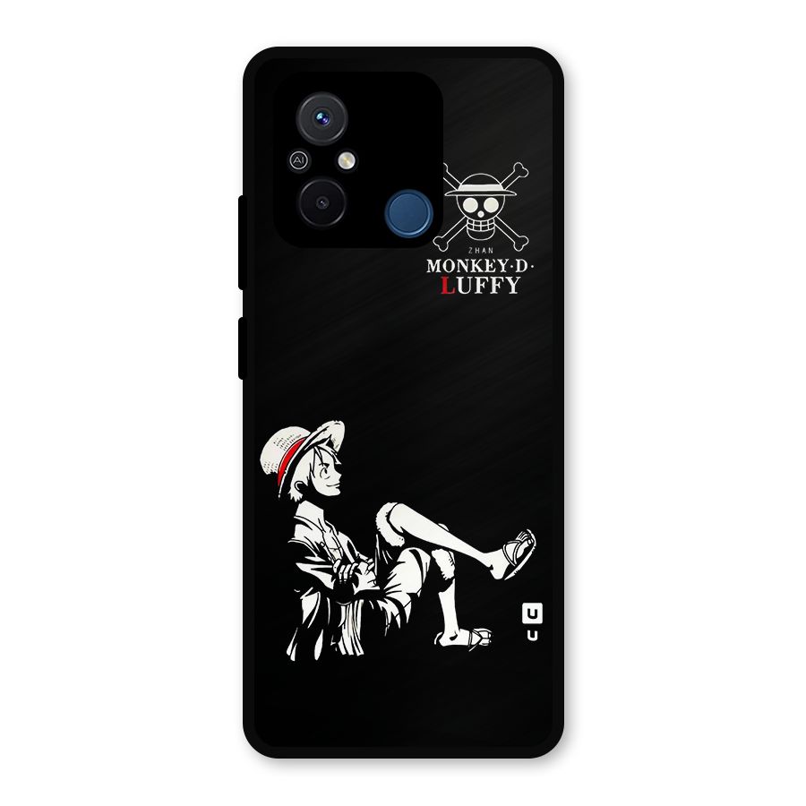 Monkey Luffy Metal Back Case for Poco C55