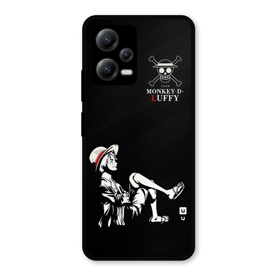 Monkey Luffy Metal Back Case for Poco X5