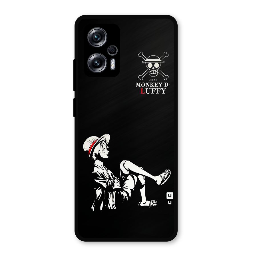 Monkey Luffy Metal Back Case for Redmi K50i
