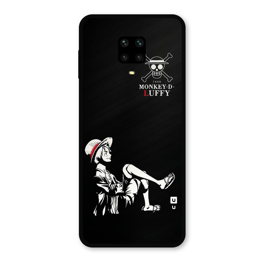 Monkey Luffy Metal Back Case for Redmi Note 10 Lite