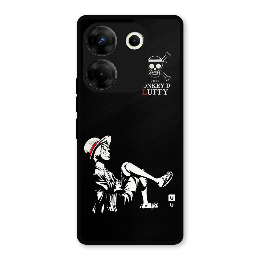 Monkey Luffy Metal Back Case for Tecno Camon 20