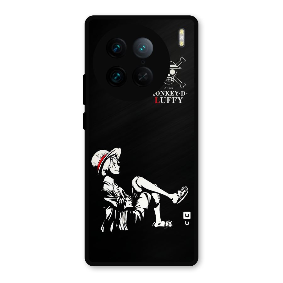 Monkey Luffy Metal Back Case for Vivo X90 Pro