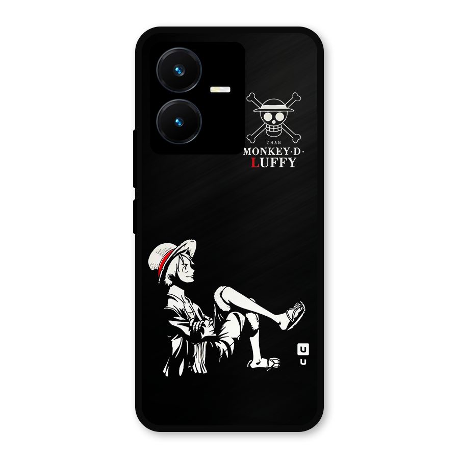 Monkey Luffy Metal Back Case for Vivo Y22
