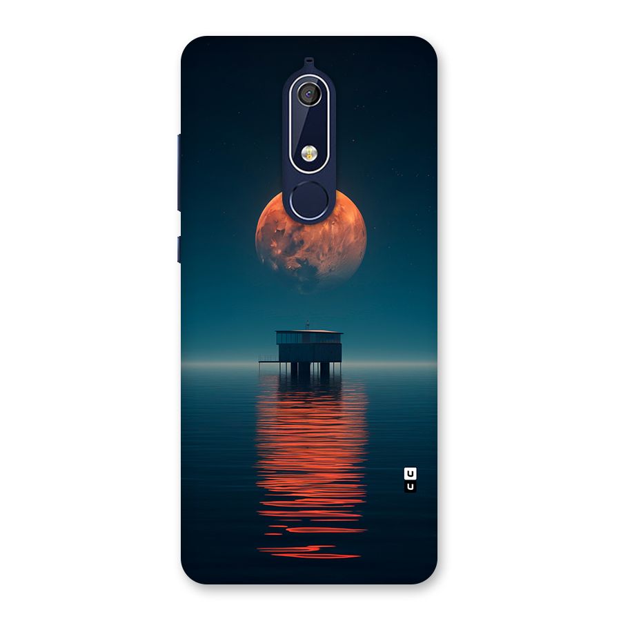 Moon Sea Back Case for Nokia 5.1