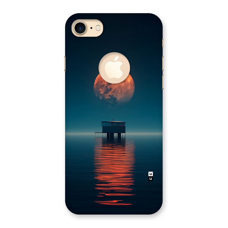 Moon Sea Back Case for iPhone 7 Logo Cut