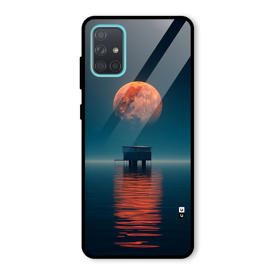 Moon Sea Glass Back Case for Galaxy A71