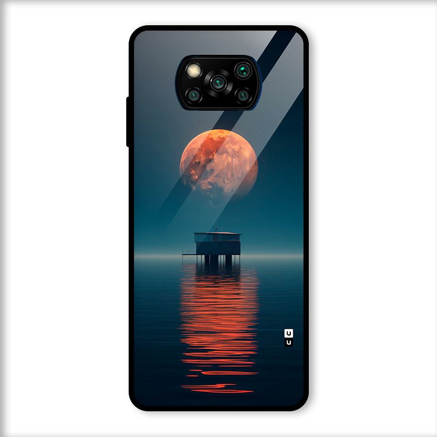 Moon Sea Glass Back Case for Poco X3