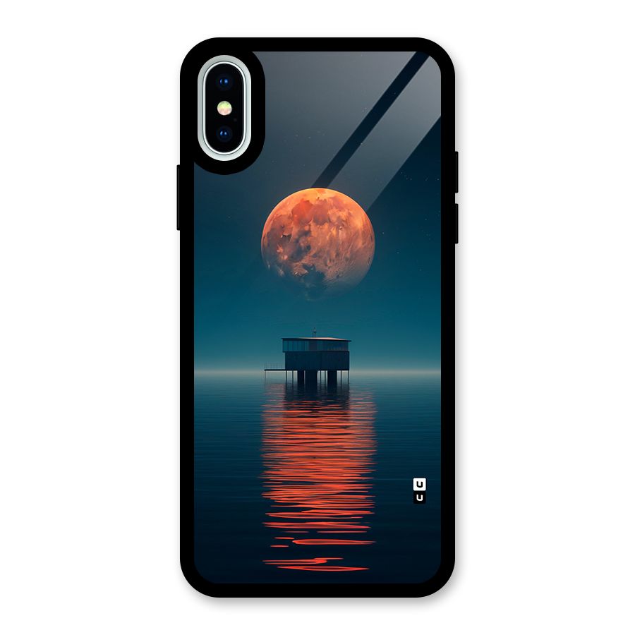 Moon Sea Glass Back Case for iPhone XS