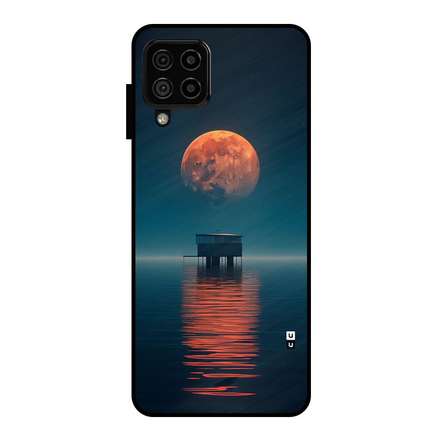 Moon Sea Metal Back Case for Galaxy A22 4G