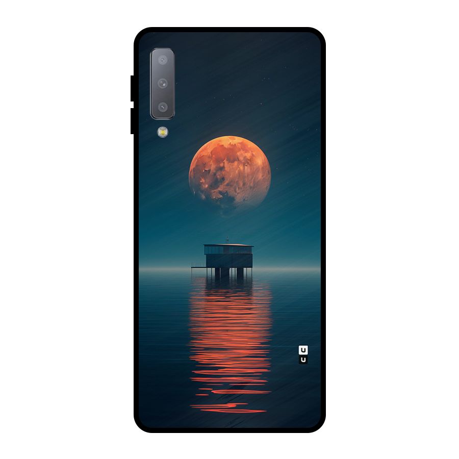 Moon Sea Metal Back Case for Galaxy A7 (2018)