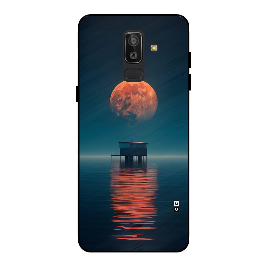 Moon Sea Metal Back Case for Galaxy J8
