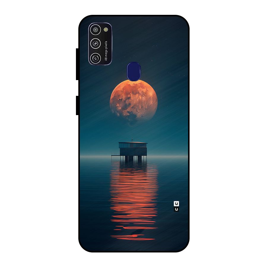 Moon Sea Metal Back Case for Galaxy M30s