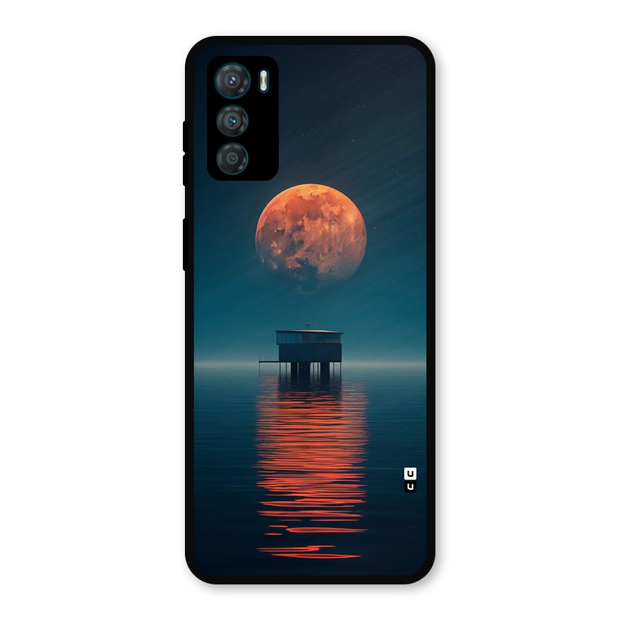 Moon Sea Metal Back Case for Moto G42